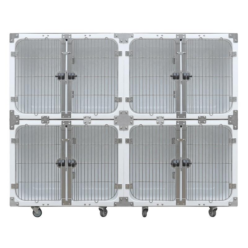 Veterinaire waterdichte glasvezel modulaire hondenkooi